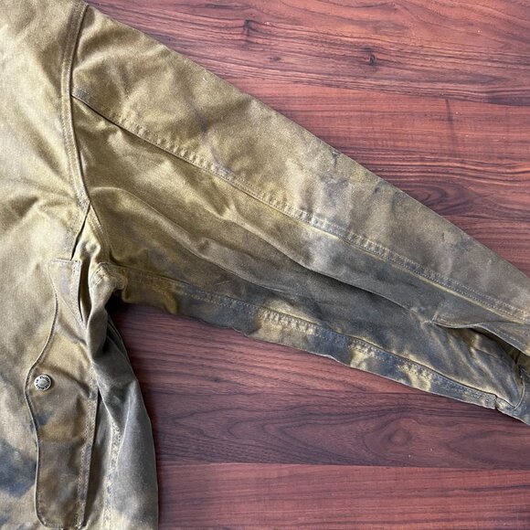 Men's Filson tin cloth jacket large (unlined) - Picture 7 of 9